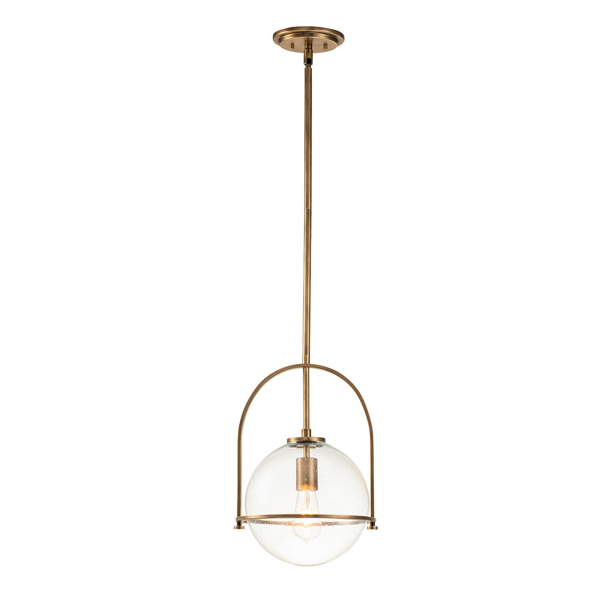 Somerset 1 Light Medium Pendant - Brass