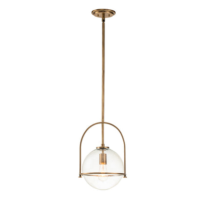 Somerset 1 Light Medium Pendant - Brass