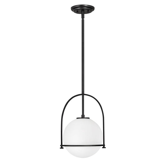 Somerset 1 Light Medium Pendant - Black