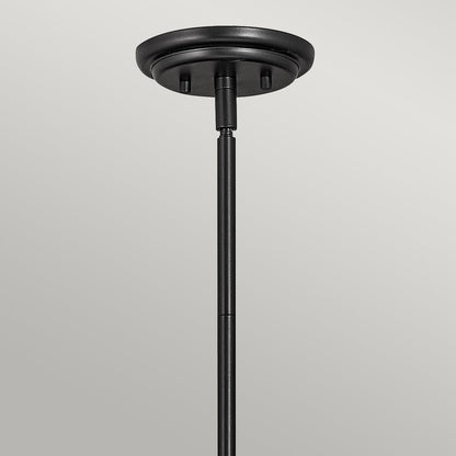 Somerset 1 Light Medium Pendant - Black