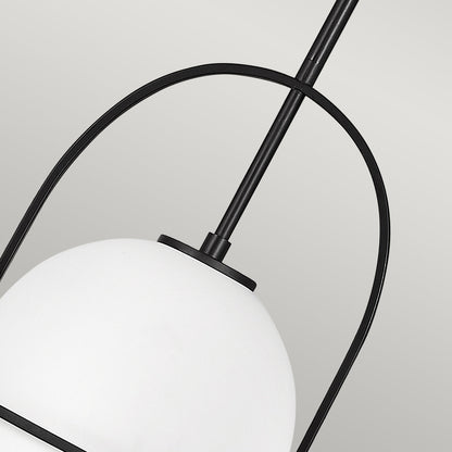 Somerset 1 Light Medium Pendant - Black