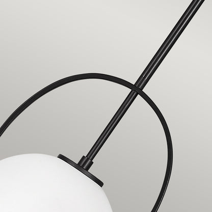 Somerset 1 Light Medium Pendant - Black