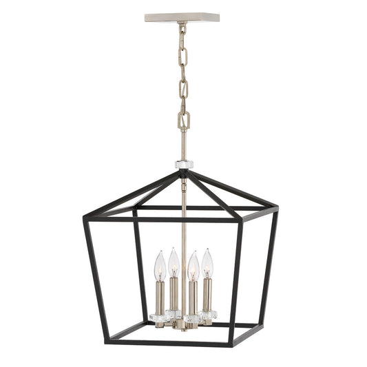 Stinson 4 Light Large Pendant/ Semi-Flush - Black