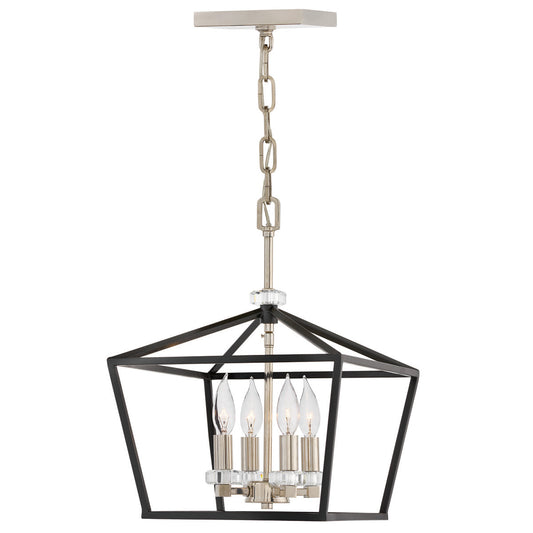 Stinson 4 Light Medium Pendant/ Semi-Flush - Nickel