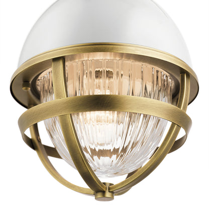 Tollis 1 Light Mini Pendant - Brass