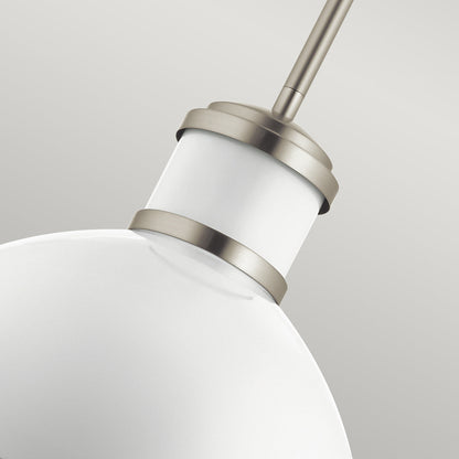 Tollis 1 Light Pendant - Nickel