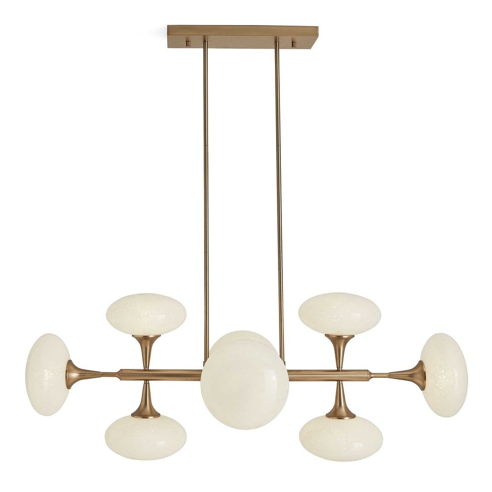 Black Label Vienna 8 Light Pendant Light - Brass