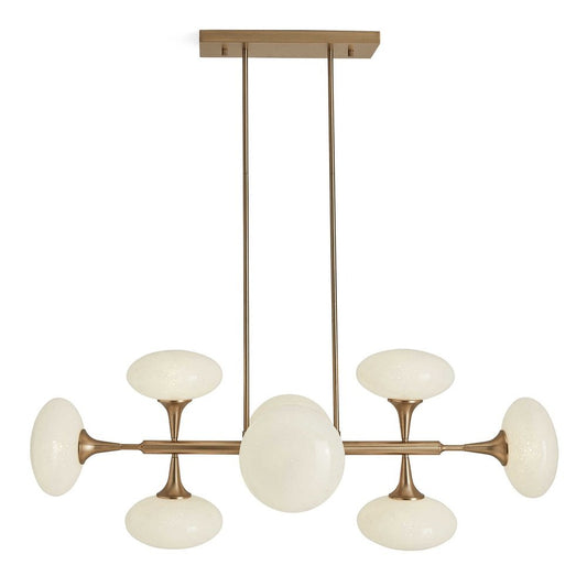 Black Label Vienna 8 Light Pendant Light - Brass