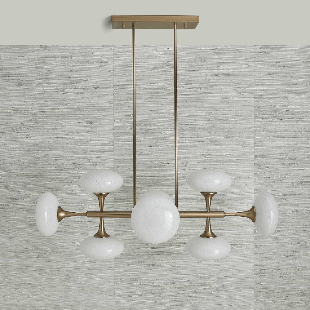 Black Label Vienna 8 Light Pendant Light - Brass