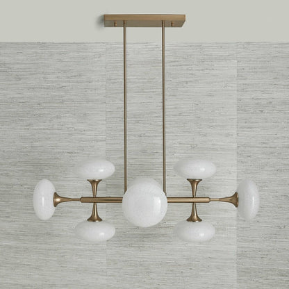 Black Label Vienna 8 Light Pendant Light - Brass