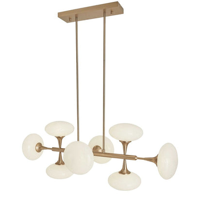 Black Label Vienna 8 Light Pendant Light - Brass