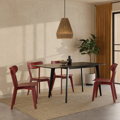 Roxby Wooden Dining Chair | Terracotta