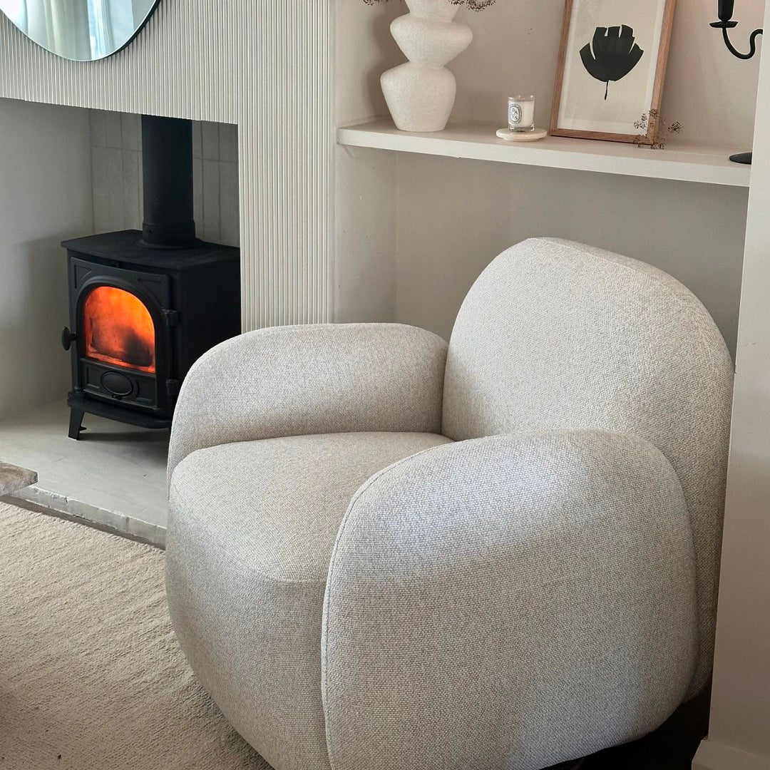 Henri Accent Chair - Bone